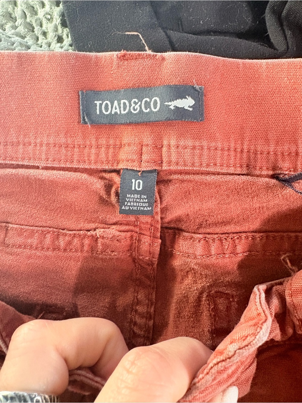 Toad&Co Burnt Orange Women's Pants